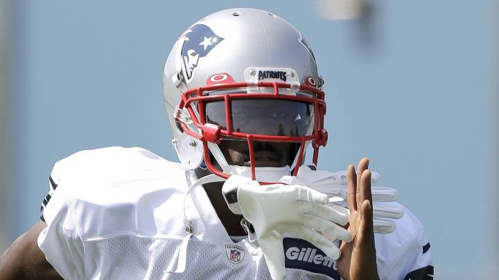 Antonio Brown con Patriots
