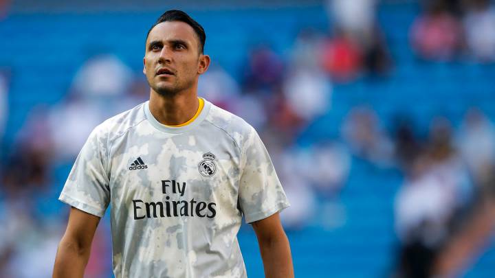 Keylor Navas con el Real Madrid