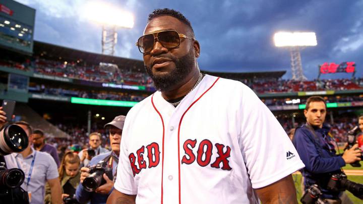 David Ortiz en partido de Red Sox