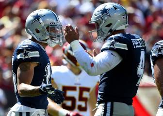 Prescott está que arde; ahora quemó a los Redskins