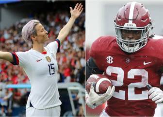 Polémico festejo de Rapinoe se hace presente en la NCAA