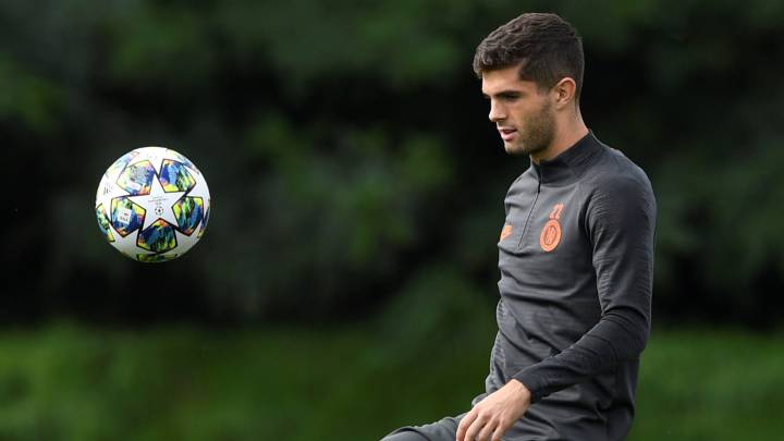 Pulisic entrenado con Chelsea