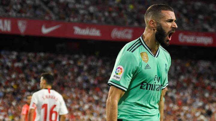 Benzema con el Madrid