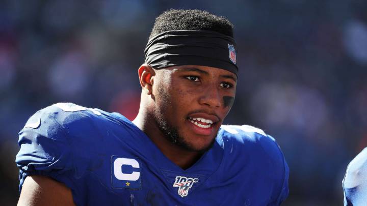 Saquon Barkley con Giants