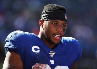 Triunfo agridulce de Giants: Barkley, lesionado