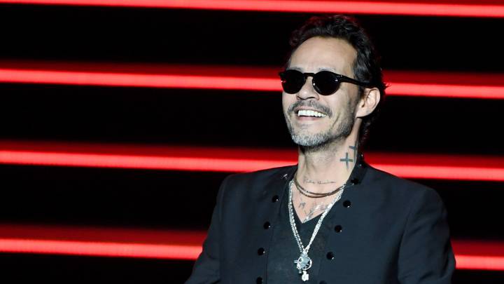 El cantante Marc Anthony durante su presentación en el Opus tour en The Zappos Theater en el Planet Hollywood resort and Casino de Las Vegas, Nevada