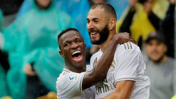 El futbolista brasileño marcó su primer gol de la temporada en el encuentro en el que Real Madrid recibió al Osasuna en el Santiago Bernabéu.