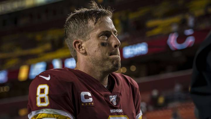 Case Keenum con los Redskins