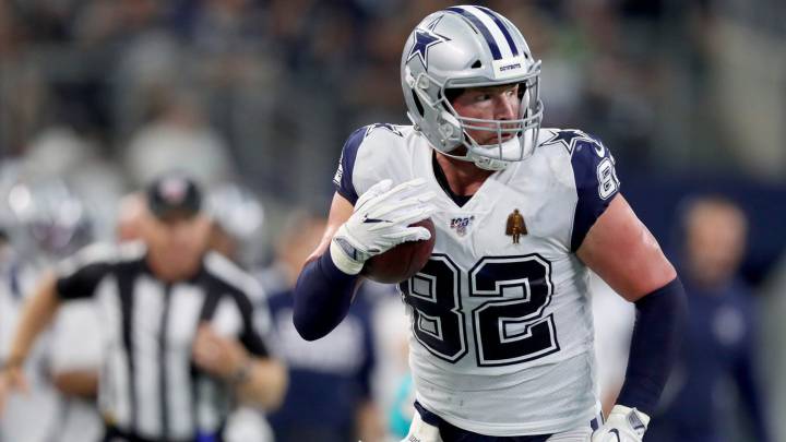 Jason Witten en un partido de Dallas Cowboys