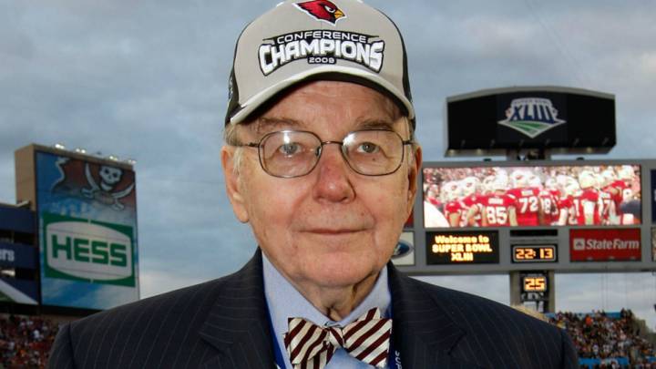 Bill Bidwill con Cardinals en el Super Bowl XLIII