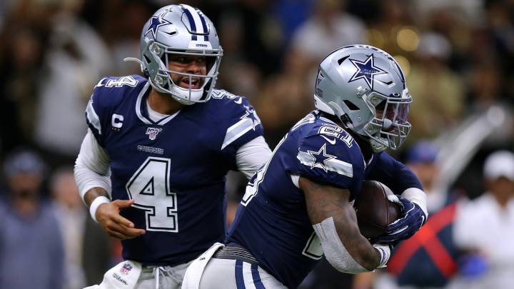 Dak Prescott y Ezekiel Elliott