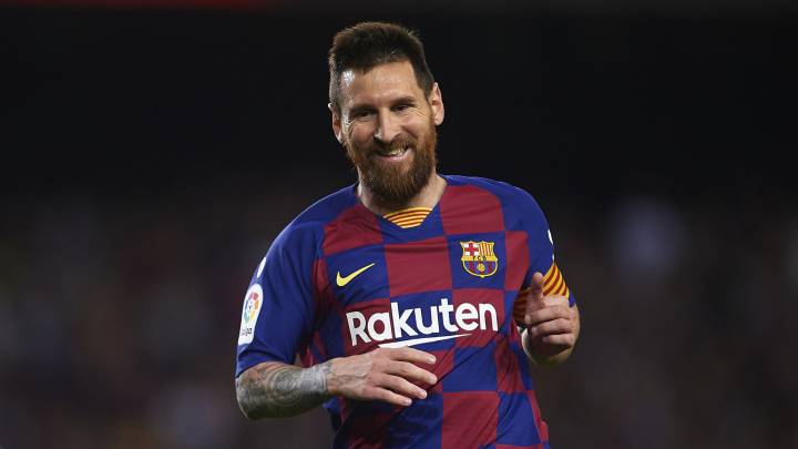 El astro argentino marcó su primer gol de la temporada y selló la goleada ante el conjunto de Sevilla en el Camp Nou.