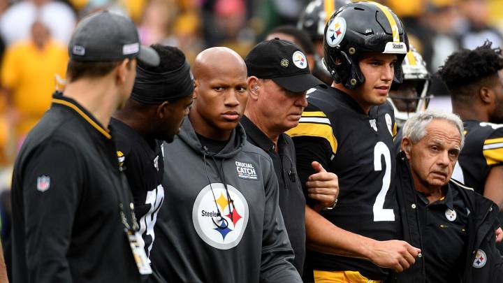 Mason Rudolph se va del juego por conmoción.