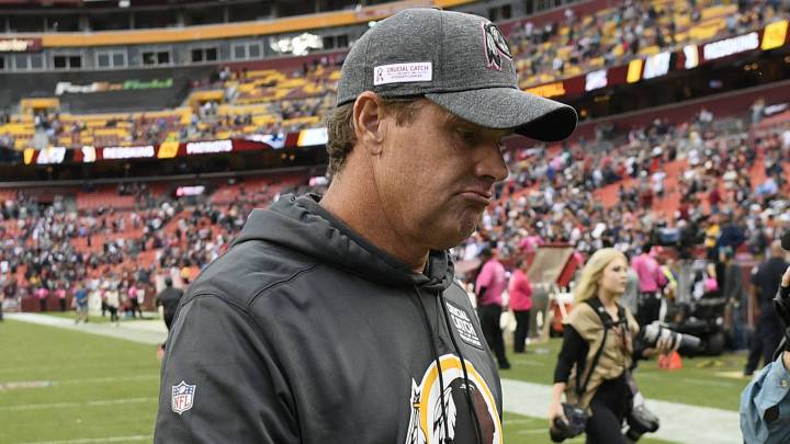 Redskins despiden Jay Gruden.