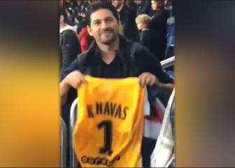 Keylor Navas le hace regalo a un excompañero de Saprissa