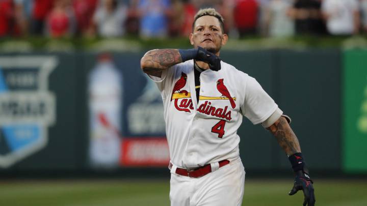 Yadier Molina en NLDS contra Braves