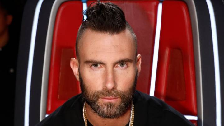 Adam Levine durante la temporada dieciséis de "The Voice".