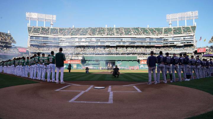 RingCentral Coliseum en partido de MLB