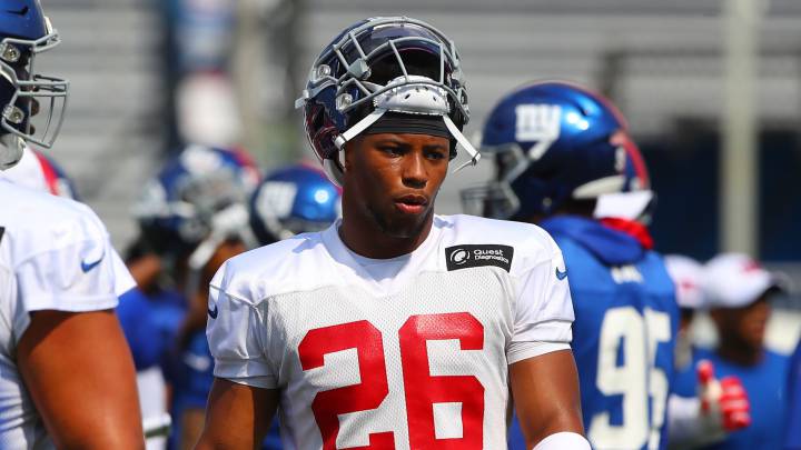Saquon Barkley con Giants