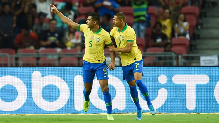 El gol de Casemiro que rescató a un Brasil que perdió a Neymar