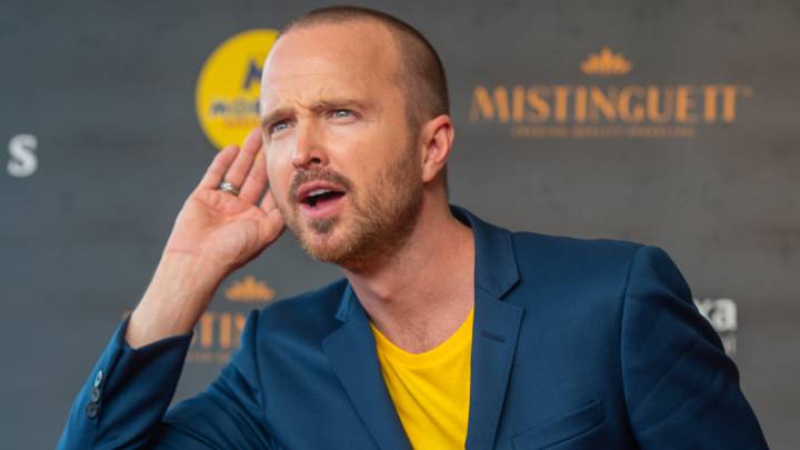 Aaron Paul en la alfombra roja de "El Camino: A Breaking Bag Movie", en el Festival de Cine de Sitges. Octubre 12, 2019.
