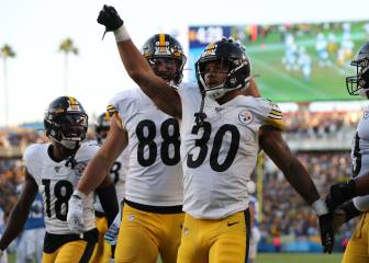 Steelers endereza el camino y Chargers se desmorona