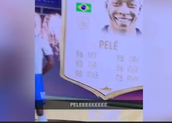 La locura de este chico tras encontrar a Pelé en FIFA 20