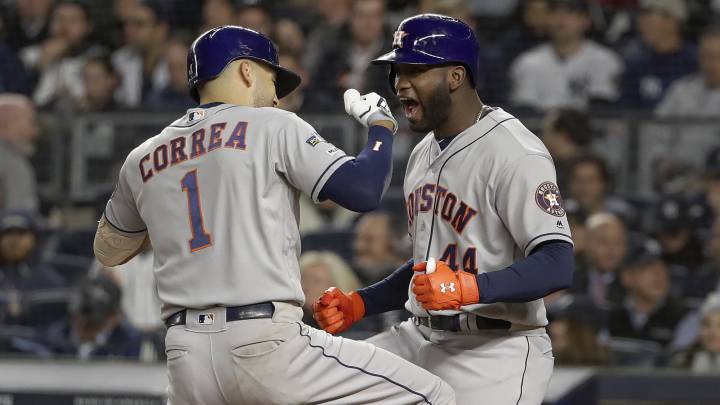 Carlos Correa y Yordan Álvarez