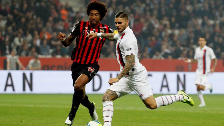 El delantero argentino marcó su tercer gol con el PSG y confirmó la goleada del conjunto parisino en su visita al Niza.