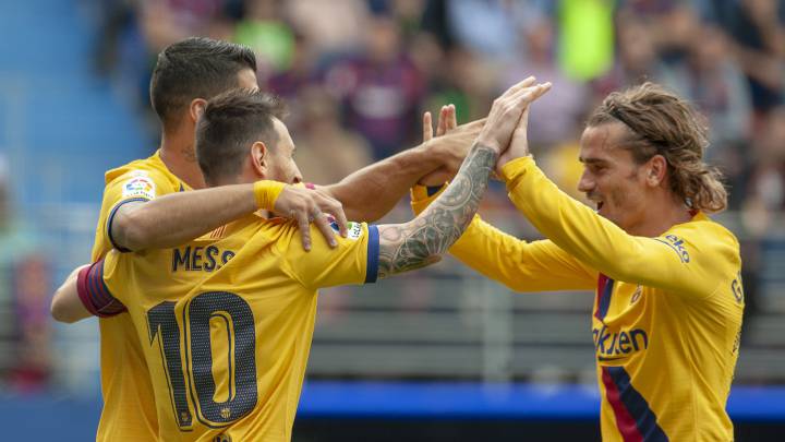 Griezmann-Messi-Suárez la combinación para el 0-3