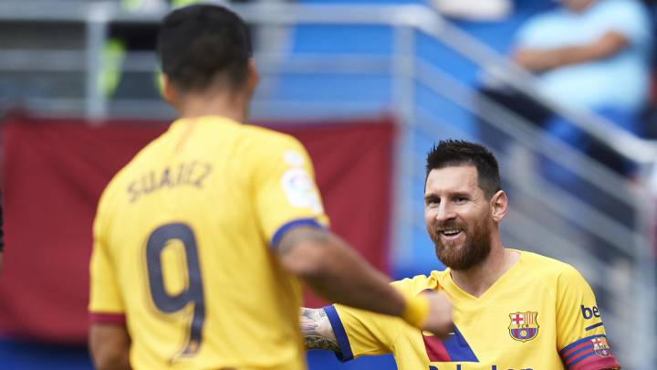 Messi aparece y pone el segundo para Barcelona ante Eibar