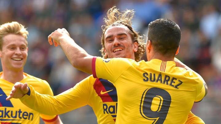 Griezmann pone el primero para Barcelona ante Eibar en Ipurúa