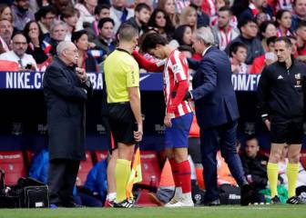 Así fue la lesión de Joao Félix por la que dejó al Atleti con 10