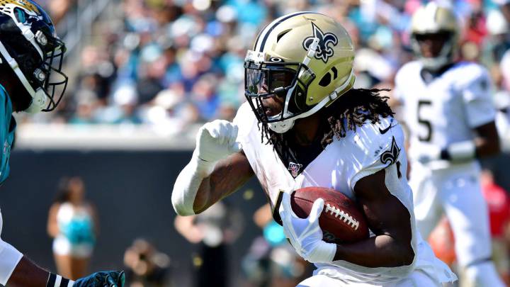 Alvin Kamara con Saints