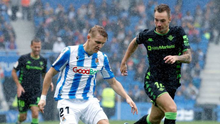 Odegaard vuelve a brillar en la victoria 3-1 contra el Betis