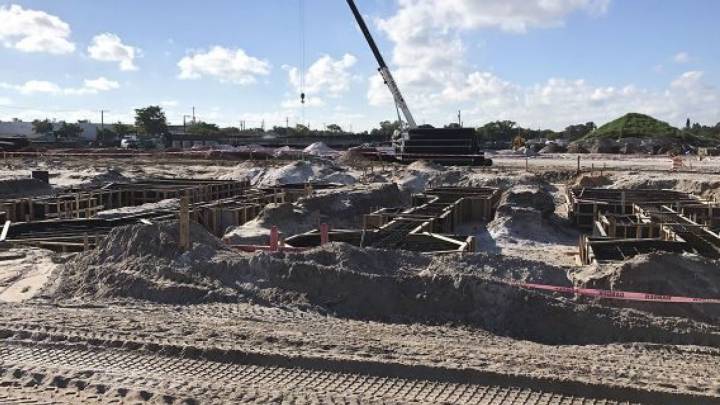 Construcción del estadio de Inter Miami comienza a tomar forma