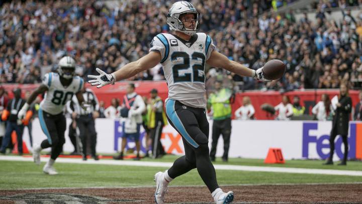 Christian McCaffrey anota TD vs Bucs en Londers