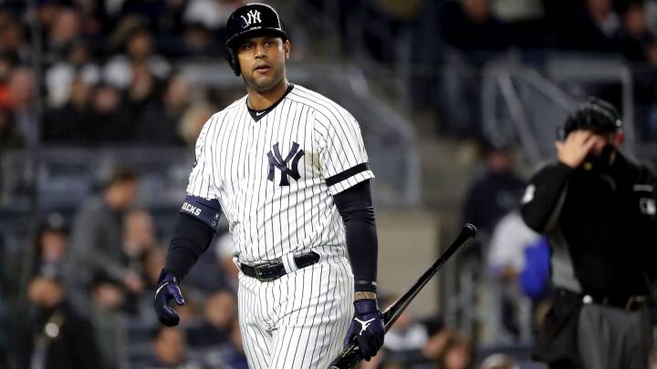 Aaron Hicks en playoffs