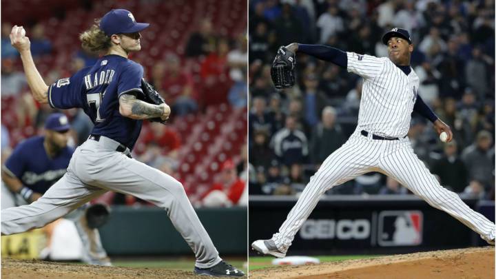 Josh Hader y Aroldis Chapman