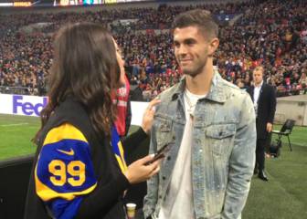 Pulisic estuvo presente en el juego entre Rams y Bengals