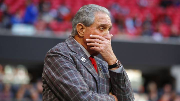 Arthur Blank en partido de Falcons