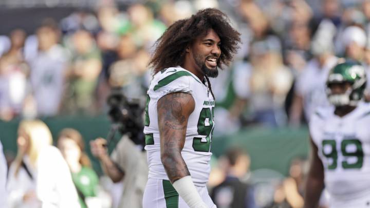 Leonard Williams en partido de Jets
