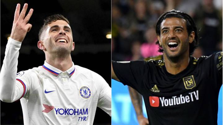 Carlos Vela y Christian Pulisic en equipo de la semana del FIFA20