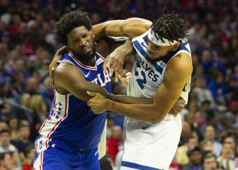 Embiid y Anthony Towns reciben suspensión y multa de la NBA