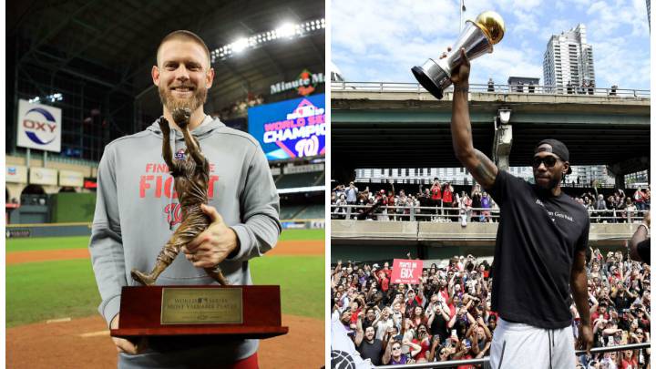 Stephen Strasburg y Kawhi Leonard