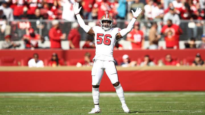 Kwon Alexander en partido de 49ers