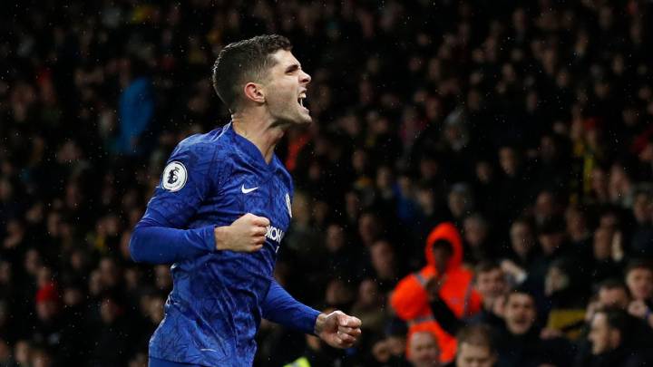 Christian Pulisic anota y amplia la ventaja para Chelsea en Watford