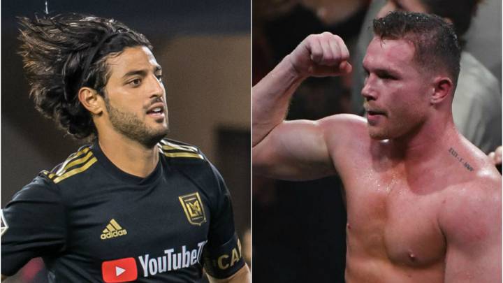 El atacante mexicano de LAFC que será productor ejecutivo de la serie del Canelo Álvarez, lanzó un mensaje al pugilista que venció por KO a Sergey Kovalev.