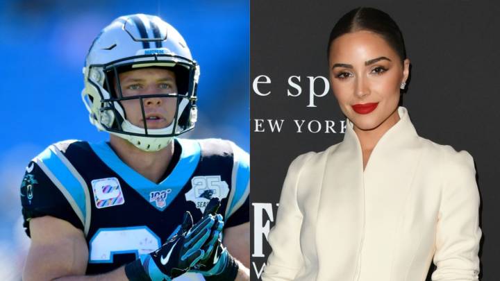 Christian McCaffrey le deja un lindo mensaje a Olivia Culpo