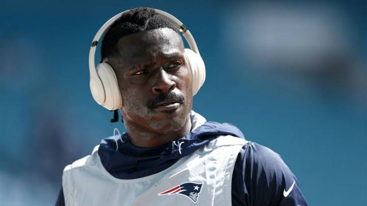 Antonio Brown con Patriots